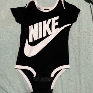 Nike Kids Bodysuit in Black and White